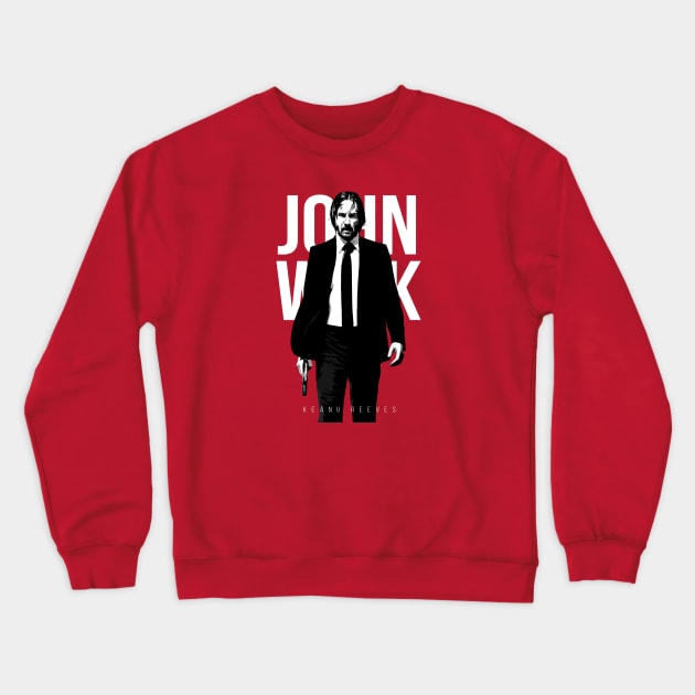 John Wick Crewneck Sweatshirt by RYVEcreative
